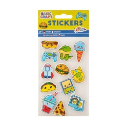 Снимка на Moxy Стикери с храна и игри, 12 броя