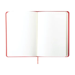 Снимка на Тефтер Kioto, A5, антибактериален, с ластик, 100 листа, червен