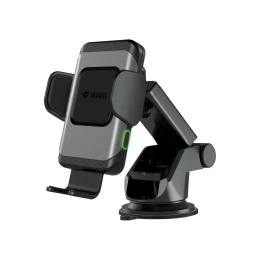 Снимка на Поставка за телефон за кола Yenkee YSM 610, с безжично зарядно, автоматична, черна