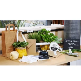 Снимка на Безконечни етикети Colop E-Mark, текстилни, широчина 14 mm, дължина 8 m, бели