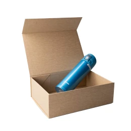 Снимка на Office 1 Кутия Natural, с магнитно затваряне, сгъваема, 20 х 18 х 8 cm, кафява