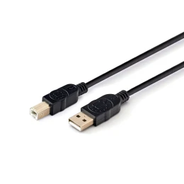 Снимка на Кабел Manhattan, USB 2.0 A Male/USB 2.0 B Male, 3 m, USB Type A, USB Type B