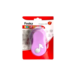 Снимка на Foska Перфоратор за декорация - Нота, 25 mm, зелен