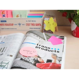 Снимка на Stick'n Самозалепващи се листчета Звезда, неонови, жълти, 50 листа