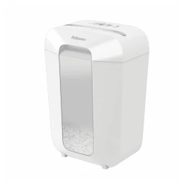 Снимка на Шредер за унищожаване на документи Fellowes Powershred LX70, Cross-Cut, бял, P-4, обем на коша 18 L, време за работа 5 мин