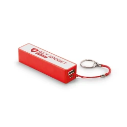 Снимка на Мобилна Батерия Money Save, 2000 mAh, червена