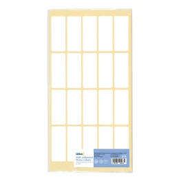 Снимка на Office 1 Самозалепващи се етикети за цени, 21 x 51 mm, бели, 200 броя