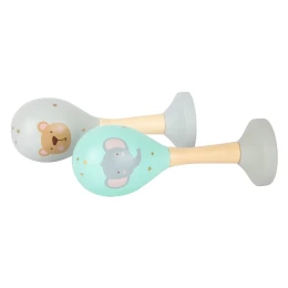 Снимка на Small Foot Маракаси, дървени, в пастелни цветове, 2 броя