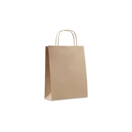 Снимка на More Than Gifts Хартиена торбичка Paper Tone, размер S, 18 х 8 х 21 cm, кафява
