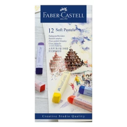 Снимка на Faber-Castell Пастели Goldfaber, сухи, Soft, 12 цвята