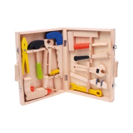 Снимка на Small Foot Кутия с инструменти, дървена, 13 части