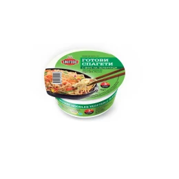 Снимка на Uni Food Спагети, инстантни, със зеленчуци, в купа, 75 g