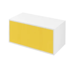 Снимка на Панел за гръб на шкаф Narbutas Choice, 762 x 334 x 7 mm, тапициран, дамаска Velito Presto, жълт