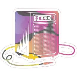 Снимка на STEM Стикер, Зала за дигитални изкуства, комплект B4, 50 cm, стикер 9