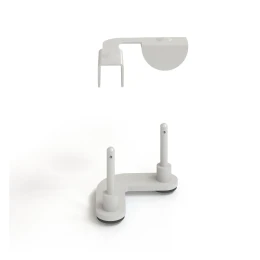 Снимка на Крачета Narbutas My Space, L-образни, метални, черни