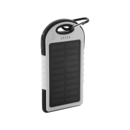 Снимка на Cool Мобилна батерия Durabank Solar, 4000 mAh, бяло-черна