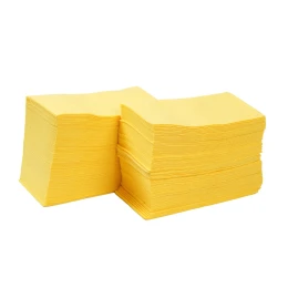 Снимка на Салфетки, целулоза, двупластови, 1/8 сгъвка, 33 х 33 cm, жълти, 150 броя