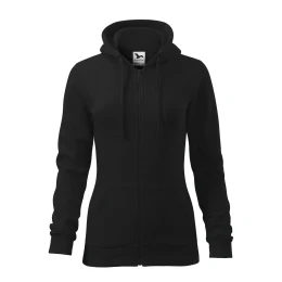 Снимка на Malfini Дамски суитшърт Zipper 411, поларен, размер XL, черен