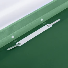 Снимка на Папка Economy, PP, с перфорация, зелена, 50 броя