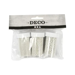 Снимка на Creativ Company Мъниста, малки, стъклени, 45 g, перлени, 3 вида