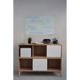 Снимка на Office 1 Бяла дъска, 90 x 120 cm, магнитна, стъклена