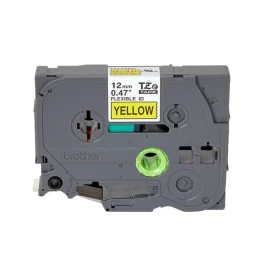 Снимка на Лента Brother TZEFX631, 12 mm x 8 m, черен печат върху жълта лента