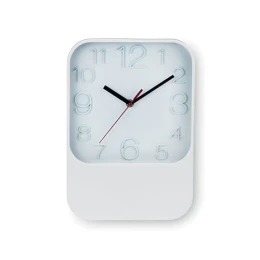 Снимка на Часовник, аналогов, стенен, бял