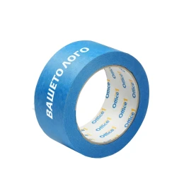 Снимка на Тиксо, хартиено, 48 mm х 40 m, UV, синьо, с два цвята печат