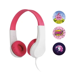 Снимка на Слушалки Sencor SEP 255PK, с кабел 1.2 m, детски, 3.5 mm жак, 85 dB, розови