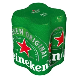 Снимка на Heineken Бира, 5.0%, 0.5 L, в кен, 4 броя