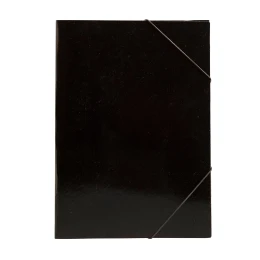 Снимка на Папка, картонена, с ластик, UV лак, 235 х 325 mm, 350 g/m2, черна