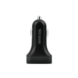 Снимка на Зарядно за кола Wesdar, 2 USB, черно
