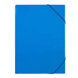 Снимка на Бокс, с ластик, A4, 15 mm, UV лак, син