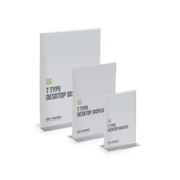 Снимка на Информационна поставка Crystal, акрил, A7