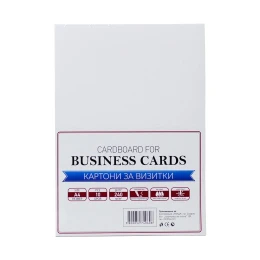 Снимка на Office 1 Картон, визитен, А4, 240 g/m2, светлосив, 10 листа