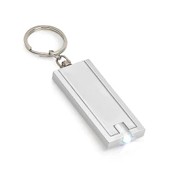 Снимка на Hi!dea Ключодържател Noho, с фенерче, цвят сребро