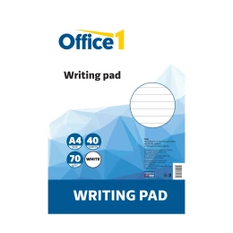 Снимка на Office 1 Пад, A4, широки редове, бели листове, мека корица, 40 листа