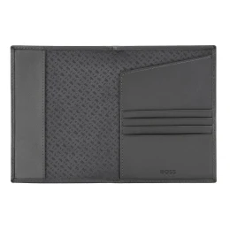 Снимка на Hugo Boss Калъф за паспорт Saffiano, сив