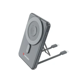 Снимка на Външна батерия Verbatim Charge n'Go, 5000 mAh, с 2 кабела, USB Type-C, сива