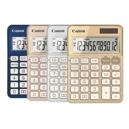 Снимка на Настолен калкулатор Canon KS-125KB, 12-разряден, син
