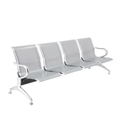 Снимка на Посетителска пейка RFG София, с 4 места, метална, 2320 х 680 х 770 mm