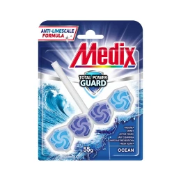 Снимка на Ароматизатор за тоалетна Medix WC Fresh Drops, океан, 55 g