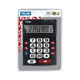 Снимка на Калкулатор Milan 1517, 12-разряден, черен, в блистер, опаковка 10