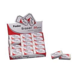 Снимка на Foska Гума за молив, малка, бяла