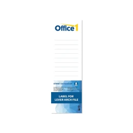 Снимка на Office 1 Етикет за класьор, 8 cm, 10 броя
