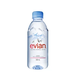 Снимка на Evian Минерална вода, 330 ml, в пластмасова бутилка