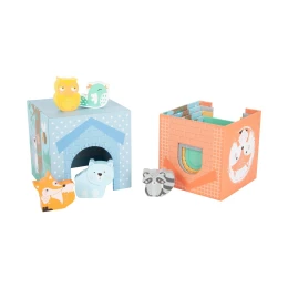 Снимка на Small Foot Кубчета, за надграждане, дървени, в пастелни цветове