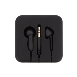 Снимка на Слушалки TNB Pocket, 3.5 mm жак, 1.2 m кабел, черни, в силиконова кутия