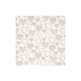 Снимка на Goldbuch Хартия за опаковане, 50 х 70 cm, сърца с цветя