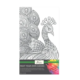 Снимка на Nassau Платно за оцветяване Паун, 20 х 15 cm